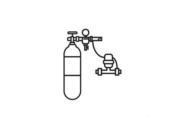 Waterverzachters op CO₂