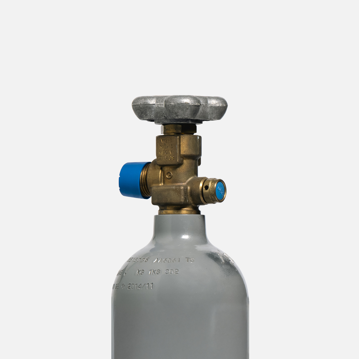 1 kg gas CO² aquarium aluminium